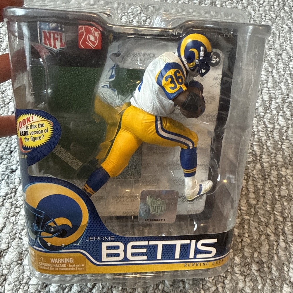 McFarlane NFL Jerome Bettis St. Louis Rams Series 26 Action Figure New 2011